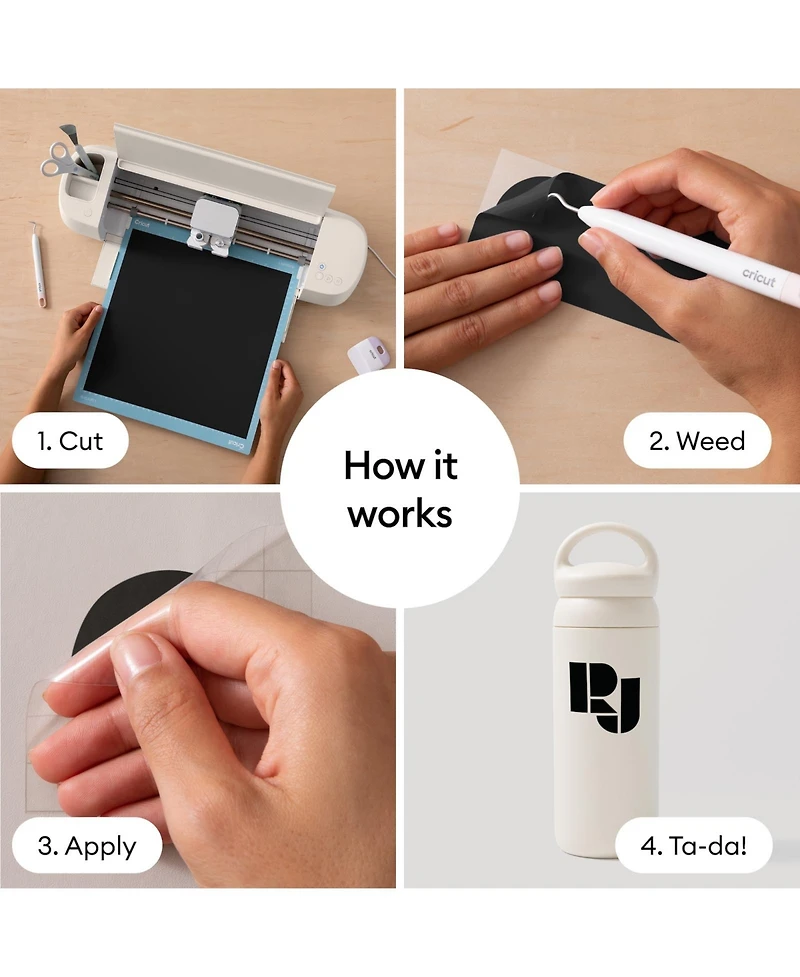 Cricut Value Vinyl, Rainbow Sampler (50 ct)