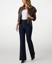 Guess Women's New Faye High-Rise Bootcut Jeans