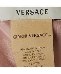 Pre-Owned Versace Women's Abstract Print Silk Mini Dress