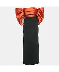 Pre-Owned Isabel Marant Women's Side Stripe Leather Dress