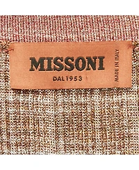 Pre-Owned Missoni Women's Lurex Rib Knit Cardigan