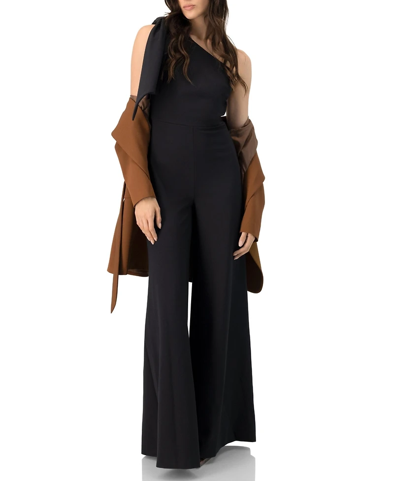 Ivonne Women's One-Shoulder Wide-Leg Jumpsuit