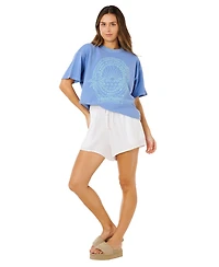 Rip Curl Women's Hotel Malibu Heritage Crewneck T-Shirt