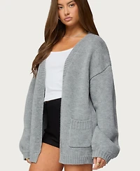 Edikted Women's Julian Oversized Knit Cardigan