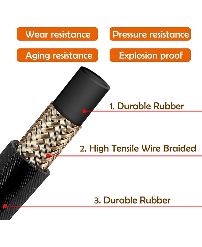 Twinkle Star Pressure Washer Kit for Hose - 50FT