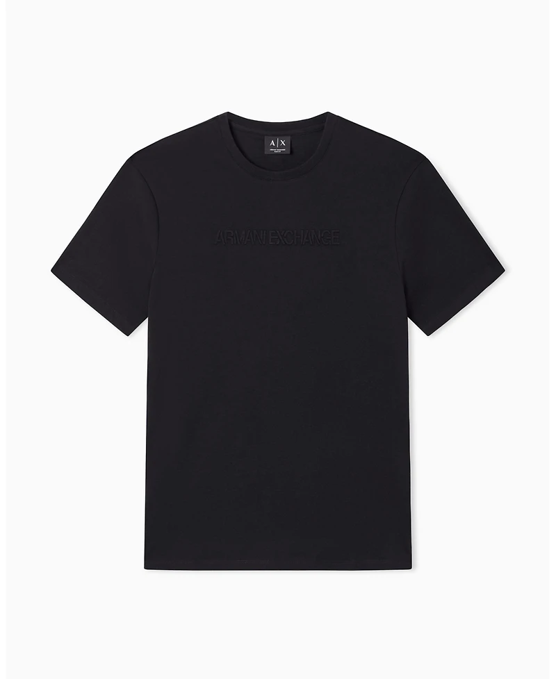 A|X Armani Exchange Men's Short Sleeve Tonal Logo T-Shirt