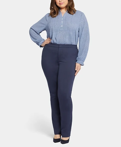 Nydj Plus Slim Trouser Mid-Rise Pants