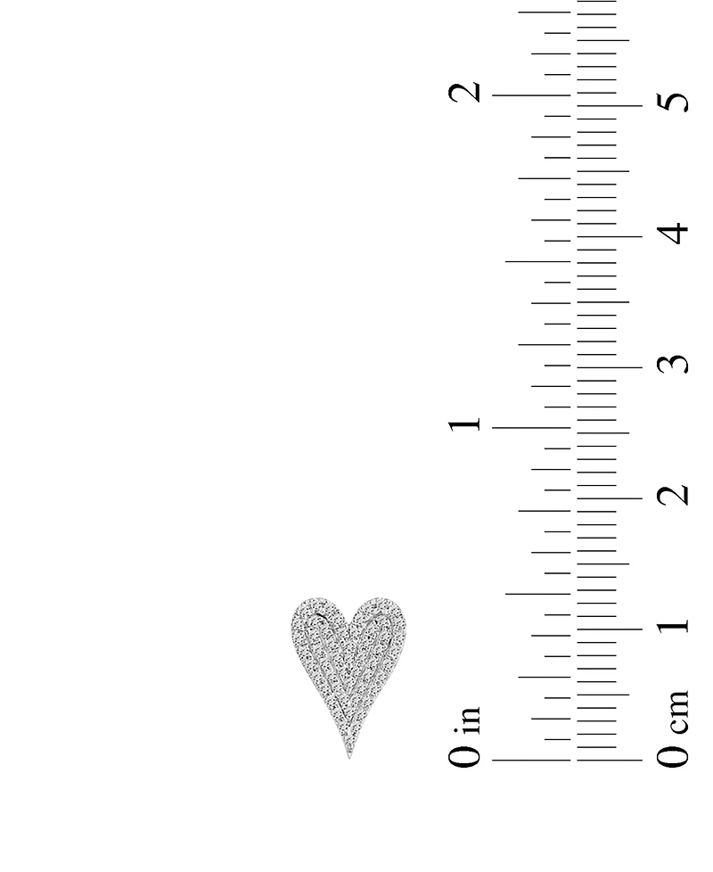 Macy's Diamond Earrings (1/4 ct. t.w.) in 10k White Gold