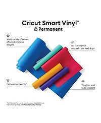 Cricut Smart Vinyl - Permanent, Sampler, 13 in x 24 in (6)
