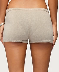 Edikted Women's Nicca Iridescent Knit Shorts