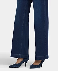 Nydj Petite Teresa Wide-Leg Hem Jeans