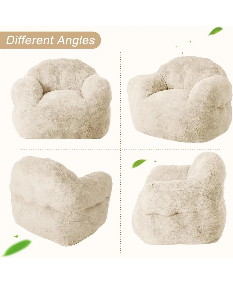 gaomon Large Bean Bag Chair, Adult Bean Bag Couch with Filler Included