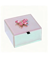Yigii Handcrafted Glass Jewelry Box with Gradient Design