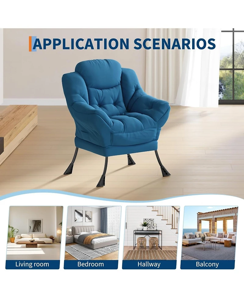 gaomon Large Modern Accent Lounge Armchair