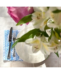 Supra Endura Blue Modern Vines Organic Napkins, 4-pack