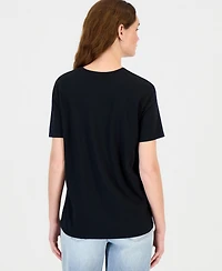 Self Esteem Juniors' London Rose Graphic Print T-Shirt