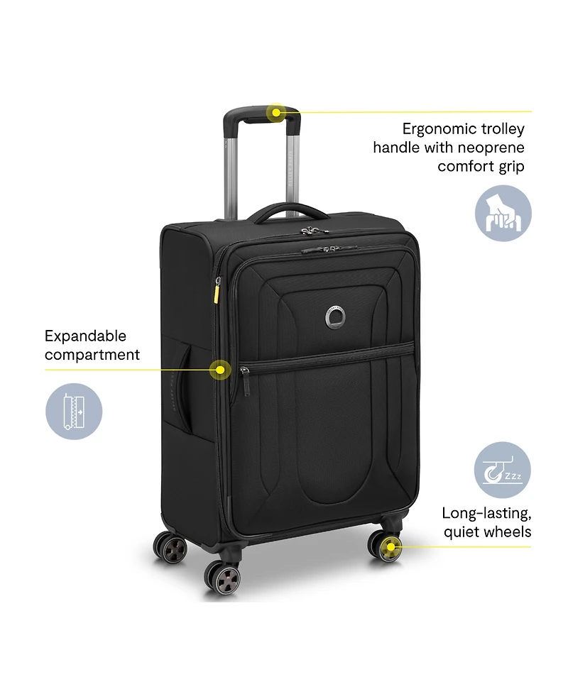 Delsey Paris Shadow Dlx Medium Check-In Spinner