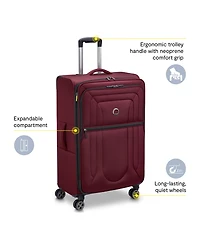 Delsey Paris Shadow Dlx Large Check-In Spinner