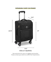 Delsey Paris Shadow Dlx Small Expandable Carry-On Spinner