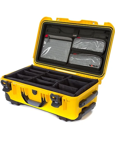 Nanuk Wheeled Series 935 Lightweight Nk-7 Resin Waterproof Hard Case with Lid Organizer and Padded Dividers