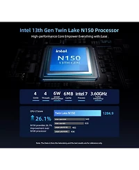 Hp Essential 14 Traditional Laptop 14" Hd Non-touch 60Hz Intel N-Series N150 Intel Graphics 16GB DDR4 128GB eMMC Windows 11 Home