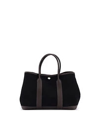 Pre-Owned HERMES 30 Garden Party Tote Toile and Leather
