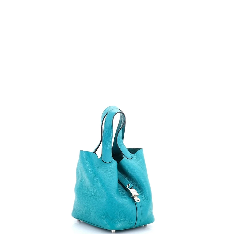 Pre-Owned HERMES Pm Picotin Lock Bag Clemence