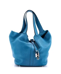 Pre-Owned Hermes Gm Picotin Lock Bag Clemence