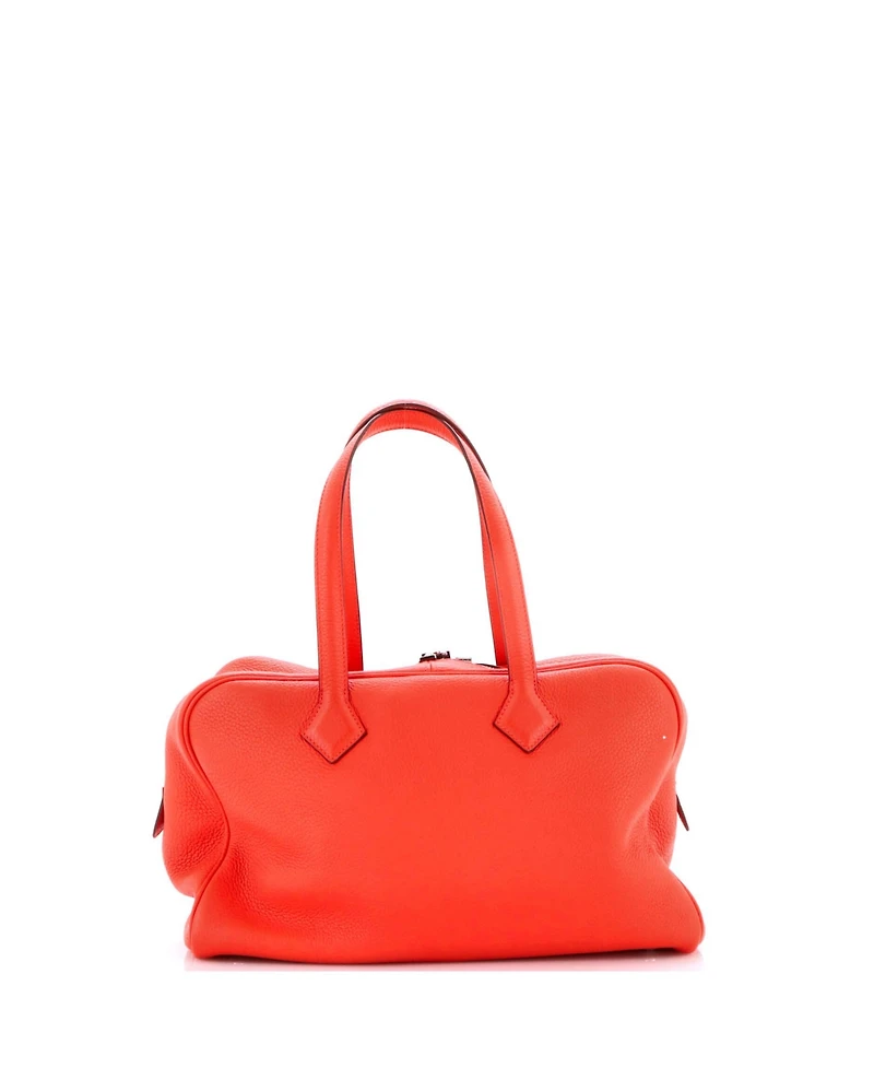 Pre-Owned HERMES 35 Victoria Ii Bag Clemence