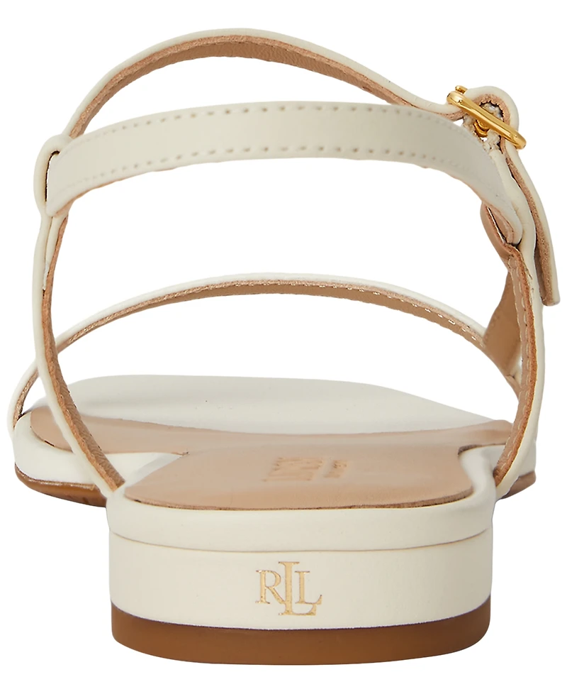 Lauren Ralph Women's Lainee Nappa Flat Sandals
