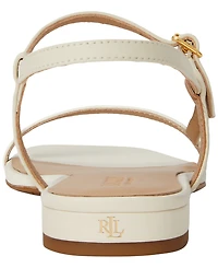 Lauren Ralph Women's Lainee Nappa Flat Sandals