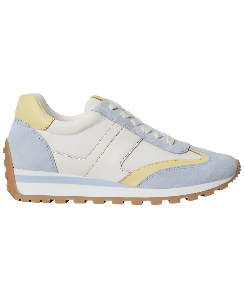 Lauren Ralph Women's Dani Color-Blocked Lace-Up Sneakers