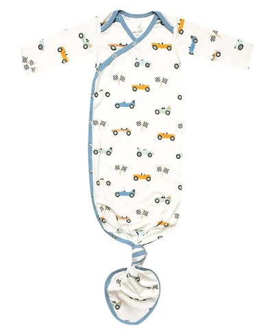 Copper Pearl Baby Boys' Speedster Newborn Knotted Gown