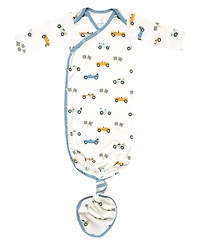 Copper Pearl Baby Boys' Speedster Newborn Knotted Gown