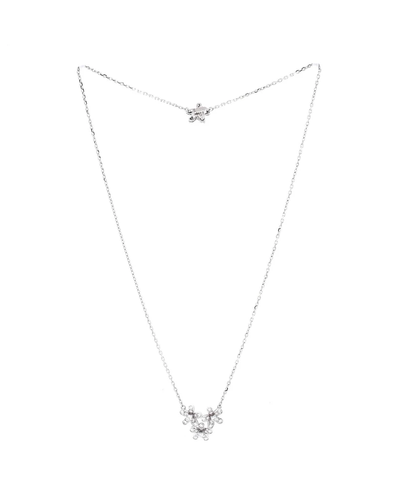 Pre-Owned Van Cleef & Arpels Socrate 3 Flower Pendant Necklace