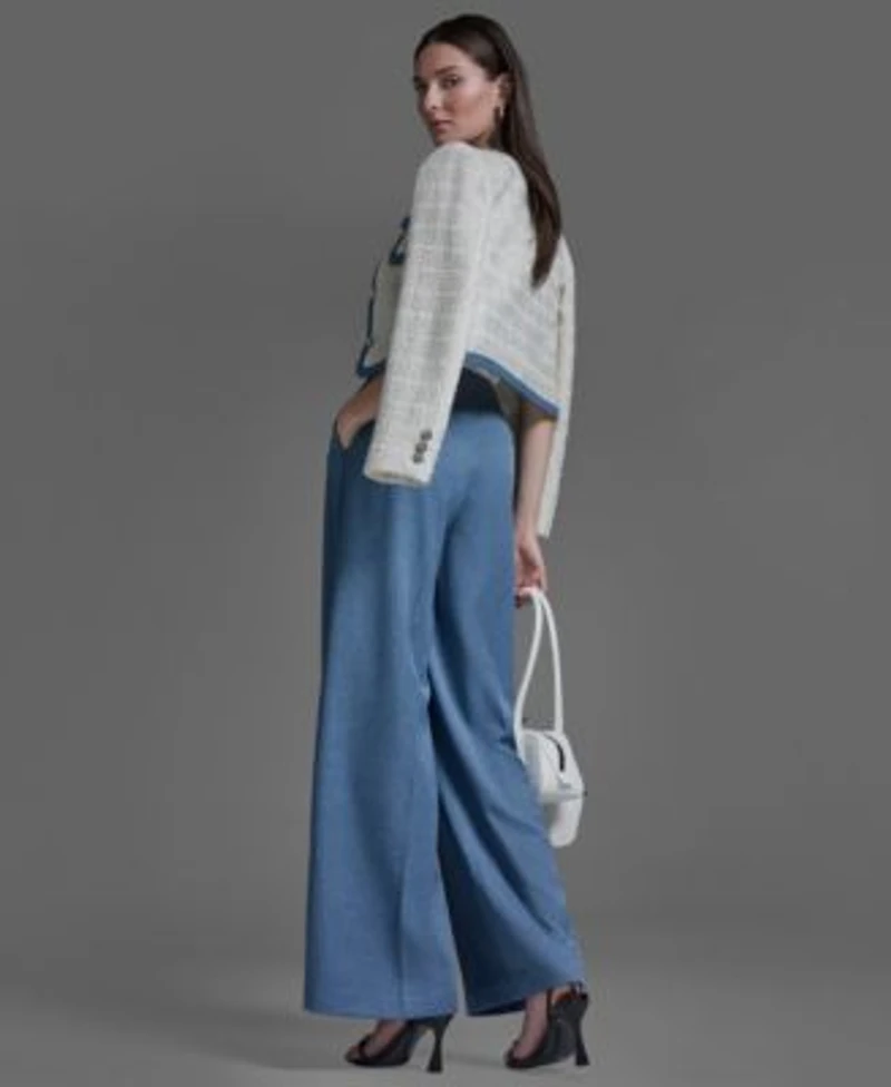 Bcbg Womens Suits Wide Leg Pants Jacket