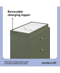 Storkcraft California 3 Drawer Chest With Topper