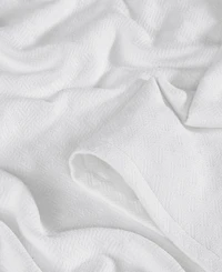 Vince Camuto Classic Cotton Blanket, Twin/Twin Xl