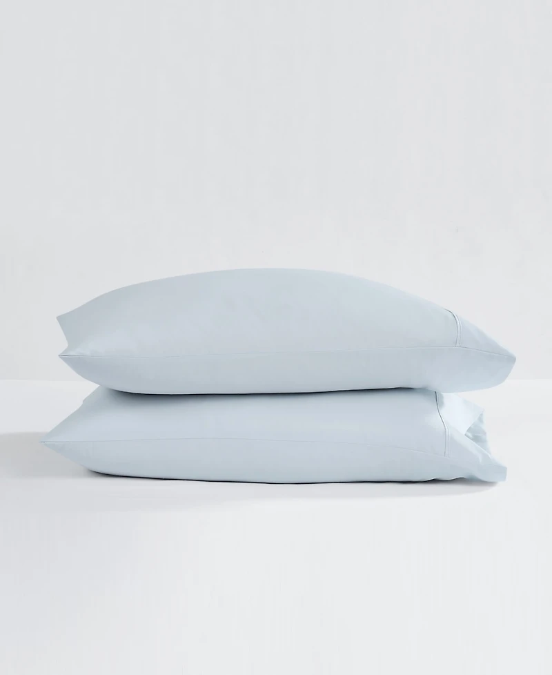 Vince Camuto Classic Percale 400 Thread Count Pillowcase Pair