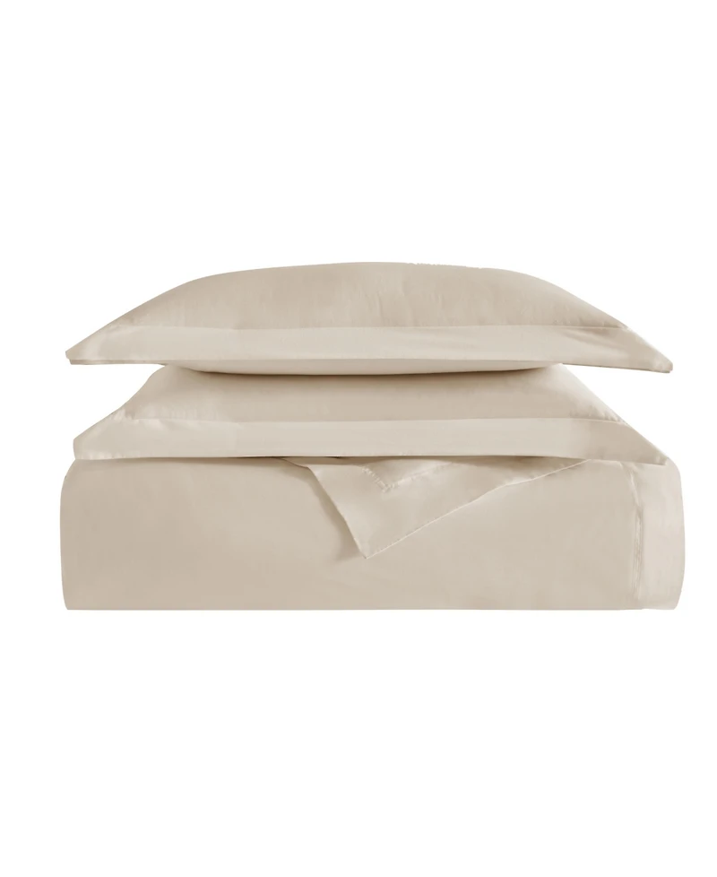 Vince Camuto Classic 400-Thread Count Cotton 3-Pc. Duvet Cover Set