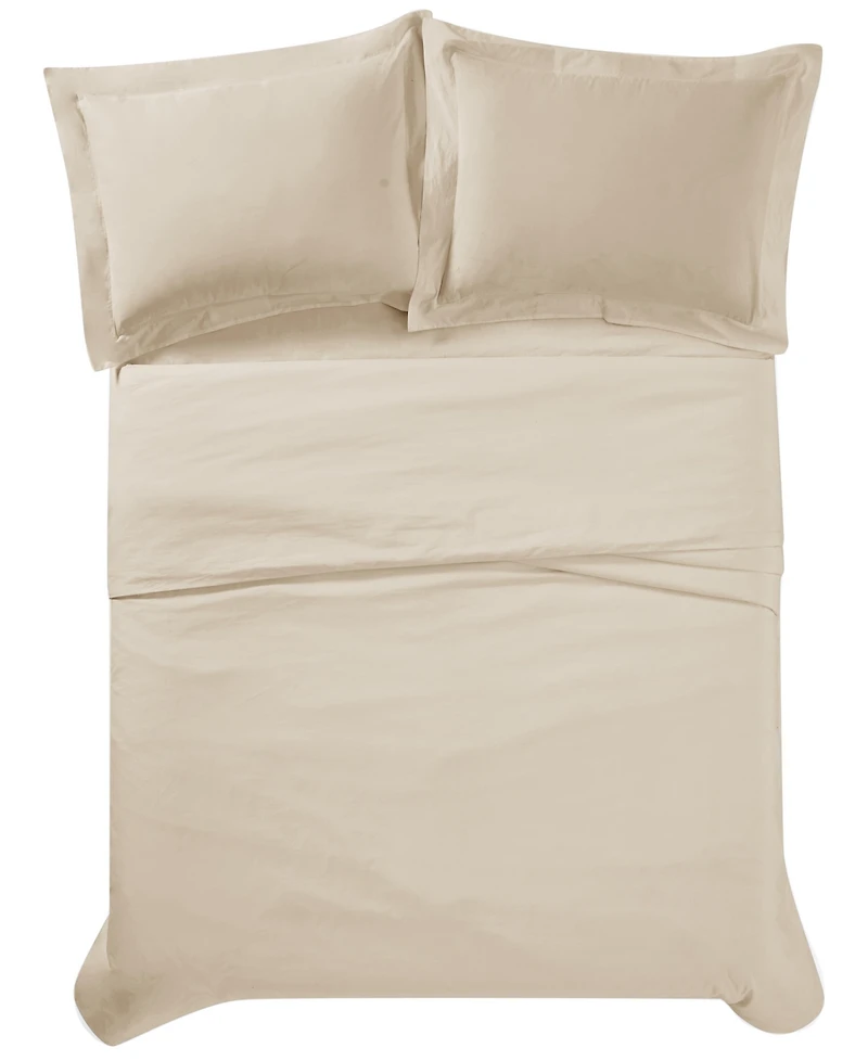 Vince Camuto Classic 400-Thread Count Cotton 3-Pc. Duvet Cover Set