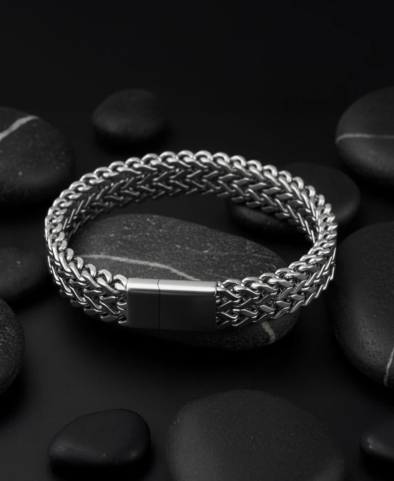 Rhona Sutton Men's Stainless Steel & Titanus Bracelet