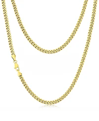 Rhona Sutton Men's Cuban Chain Necklace in 14k Gold Plated