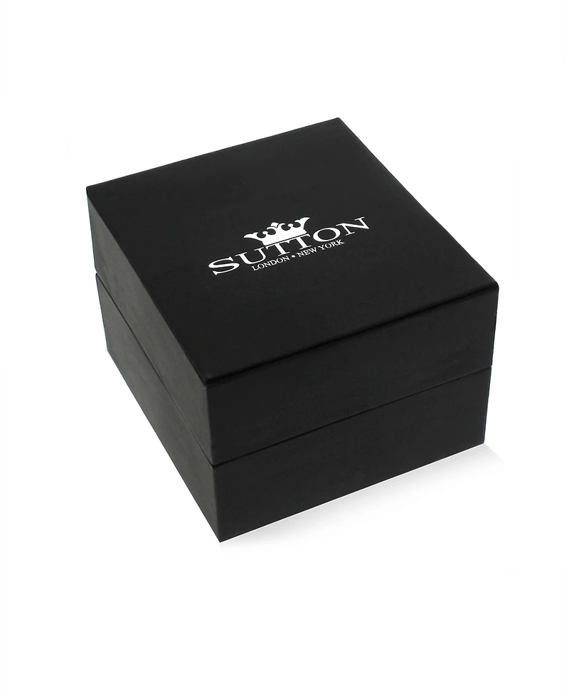 Rhona Sutton Men's Iced Forge Stud Earrings in 14k Gold Plated