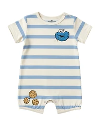 Disney Baby Boys' Short-Sleeve Romper and Hat, 2-Piece Set