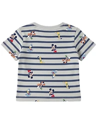 Disney Baby Boys' Mickey Mouse & Friends T-Shirt and Shortall, 2-Piece Set