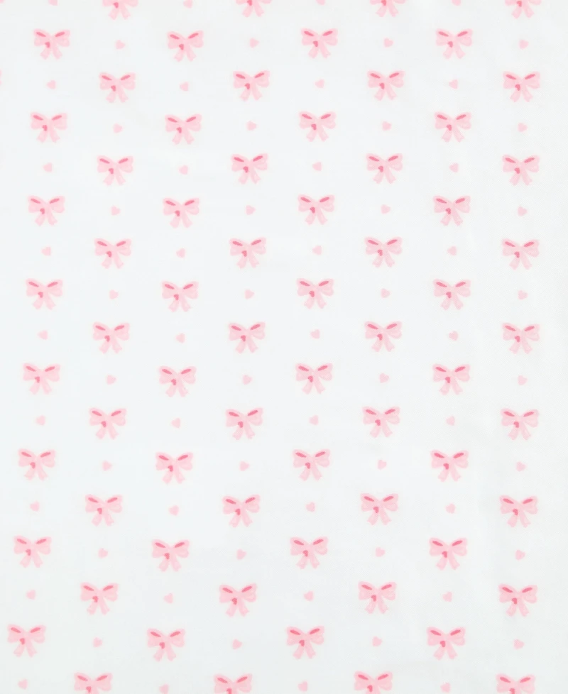 Laura Ashley Printed Satin Heart of Mine -Pc. Sheet Set