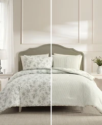 Laura Ashley Walled Garden 3-Pc. Comforter Set, King