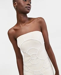 Rachel Rachel Roy Women's Gaia Faux-Pearl Beaded Maxi Dress