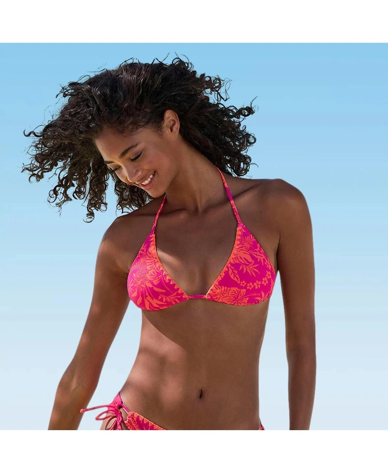 Lascana Women's Tropical Triangle Bikini Swimsuit Top Bra Sizing